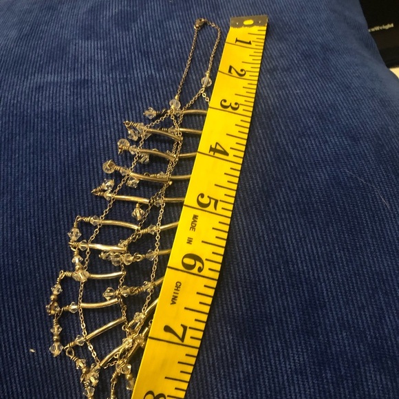 🎁 Swarovski Sterling Silver Handmade Choker - Picture 5 of 6